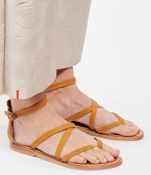 Sandales Epicure Cuir Pul Naturel