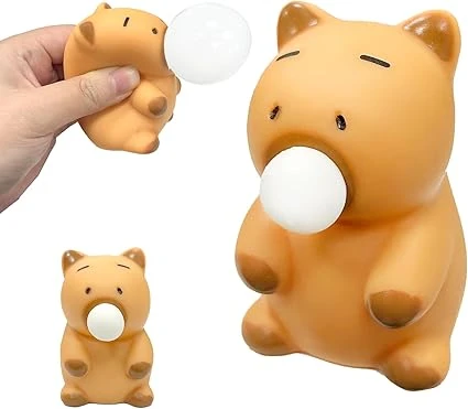 Felicify Squishy Capybara, Capybara Anti Stress, Capybara Fidget Toys, Capybara Squishy Anti Stress, Soulagement du Stress et Jouets Sensoriels Anti-Anxiété, Jouets pour Enfants et Adultes