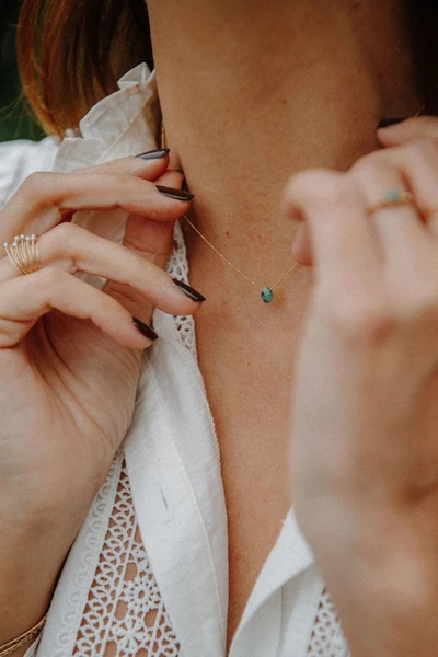 Collier Émeraude Naïa