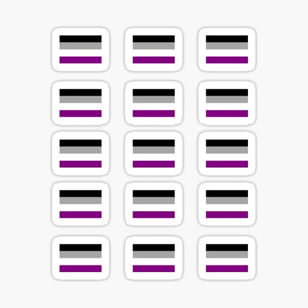 Asexué - Pack de drapeaux de fierté | Sticker