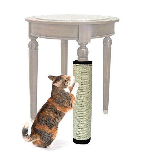 Griffoir Pour Chat Avec Hamac Intégré - Structure En Sisal Naturel, Confort Surélevé, Taille Moyenne, Lavable