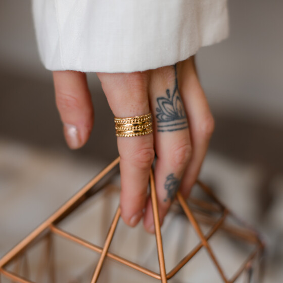 Bague en acier AYOLAS - Rêve de Bohème