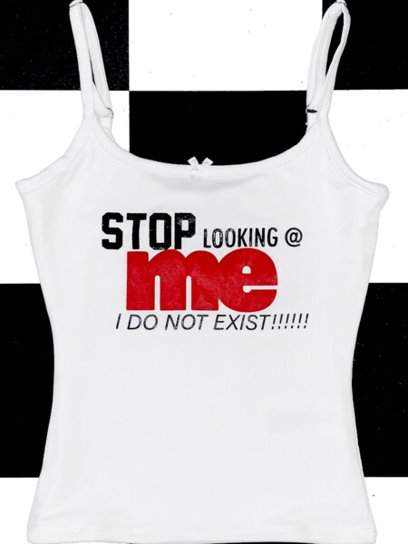 SWEET LORD O'MIGHTY! I DO NOT EXIST FITTED TANK IN WHITE