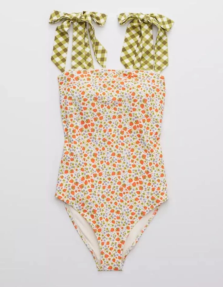 Aerie Bandeau One Piece Swimsuit | Bandeau one piece swimsuit, Bathing suits, One piece swimsuitpi