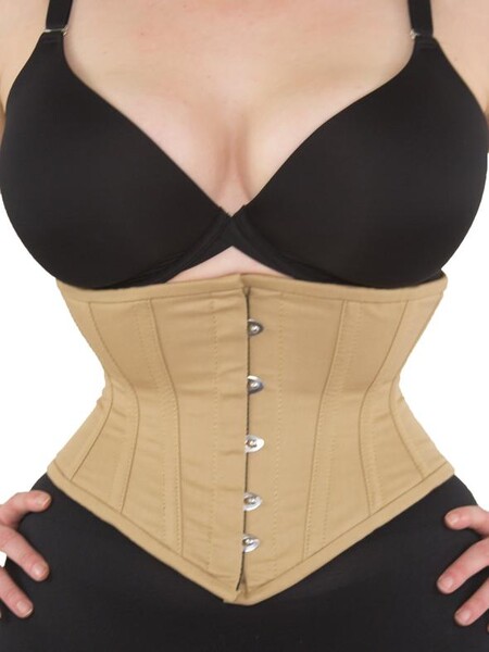 Cotton Hourglass Curve Waspie Underbust Corset : CS-201