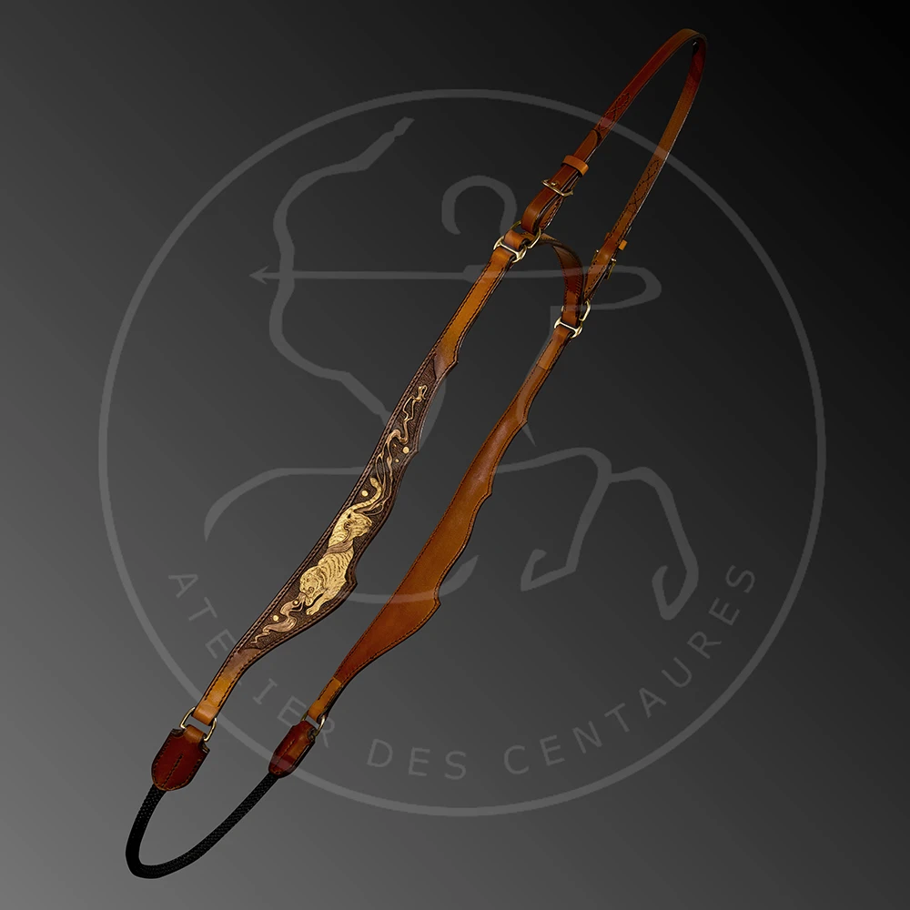 Colliers d'encolure cordeo en cuir sur mesure