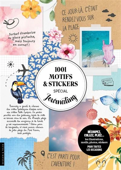 1001 motifs et stickers spécial journaling