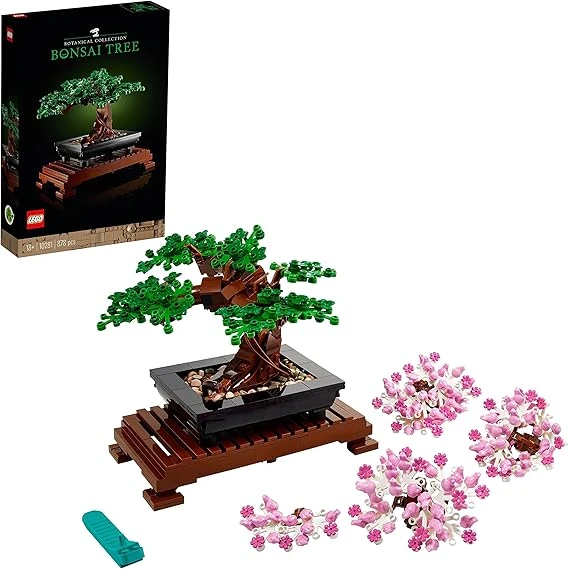 Lego Botanicals Bonsaï - Cadeau pour la Fête des Mères & pour Adulte Passionnée(e) de Plantes - Projet Créatif DIY de Plante Artificielle - Objet Floral de Décoration Intérieure 10281