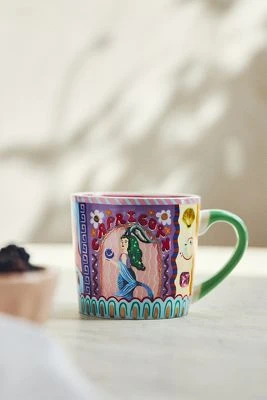 Mug en porcelaine avec signe astrologique Eleanor Bowmer
