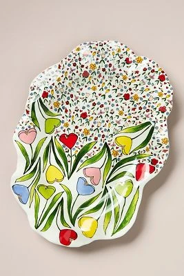 Le Plateau en Grès Cœurs Fleurissants de la Fée de la Boue