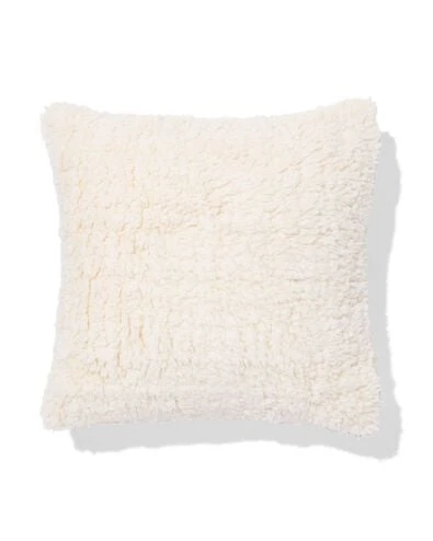 housse de coussin 40x40cm nounours blanc