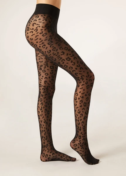 Collant 30 Deniers à Motifs Animaliers