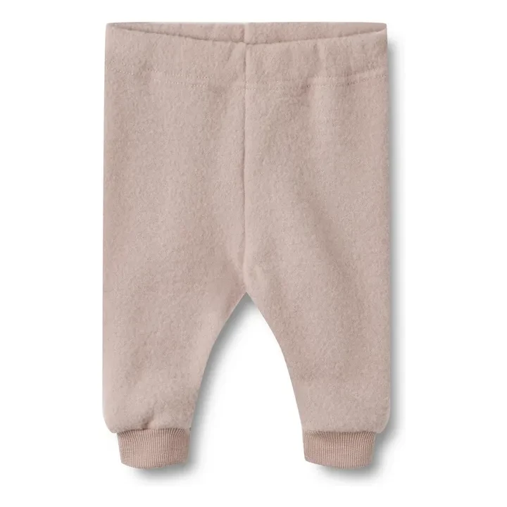 Wheat - Pantalon Kinnie Laine Polaire - Vieux Rose | Smallable