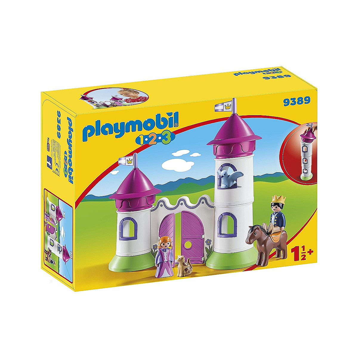 Playmobil 1 2 3 le château de princesse 