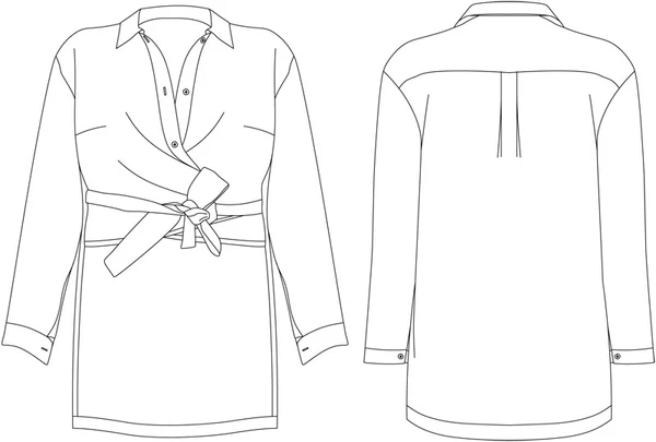 Hortense Shirt sewing pattern – Loose Fit, Sizes 0–32, Cup Options