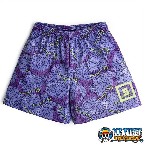 One Piece Devil Fruit Shorts Sports Gym for Men | One Piece Universe