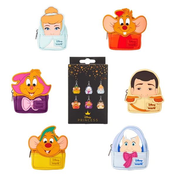 Cinderella 75th Anniversary Cosplay Mystery Mini Backpack Keychain Charm