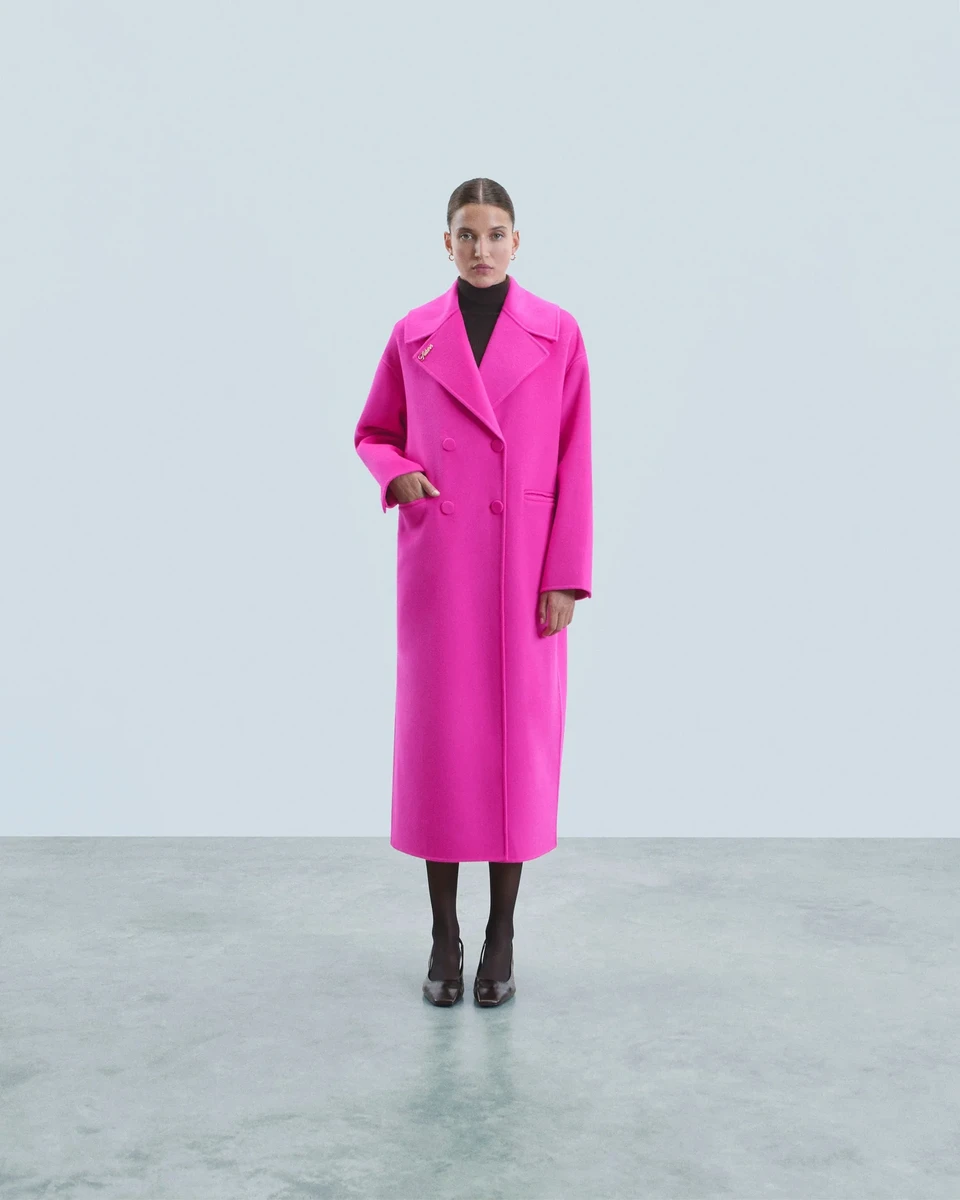 Outerwear Manteau Double Boutonnage (H24 / FEMME / Utopic Pink)