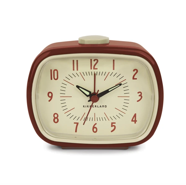 Réveil rétro rouge - Kikkerland