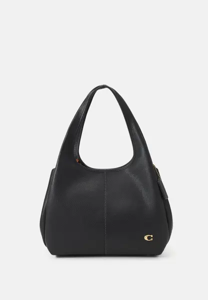 Coach POLISHED PEBBLE LANA SHOULDER BAG - Sac à main - black/noir - ZALANDO.FR