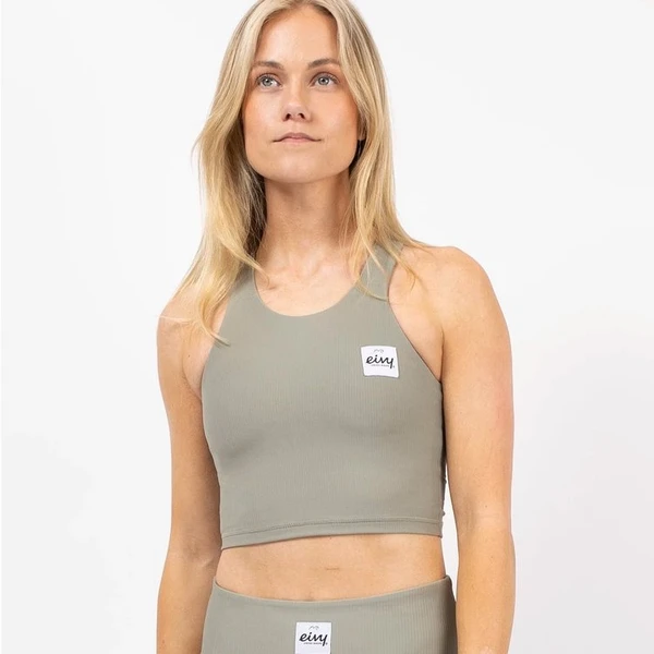 Haut Côtelé Cover Up - Chêne
