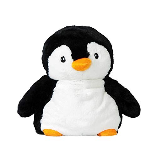 Peluche bouillotte Pingouin - Made in France