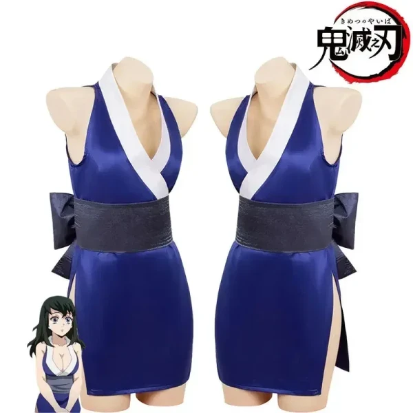 Costume de Cosplay Bear's Den Demon Slayer saison 2 Suma Hinatsuru Makio, uniforme de femmes Anime Uzui Tengen, robe Sexy, entrez le nouveau 2025 - AliExpress 200000532