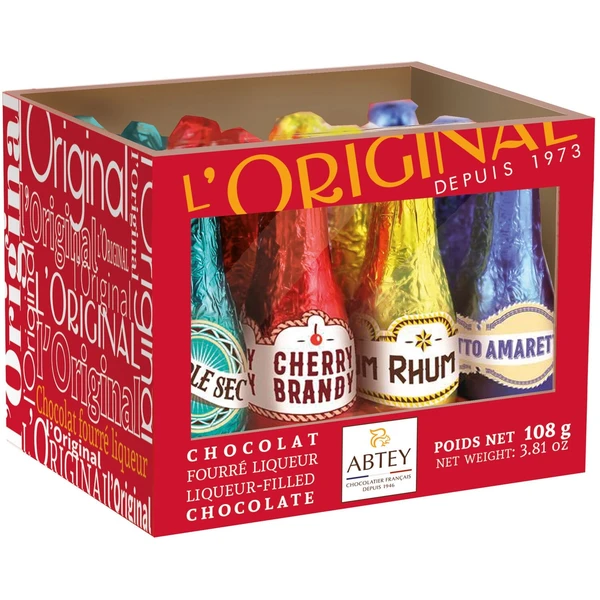 Liqueurs de chocolats fourrés liqueur ABTEY