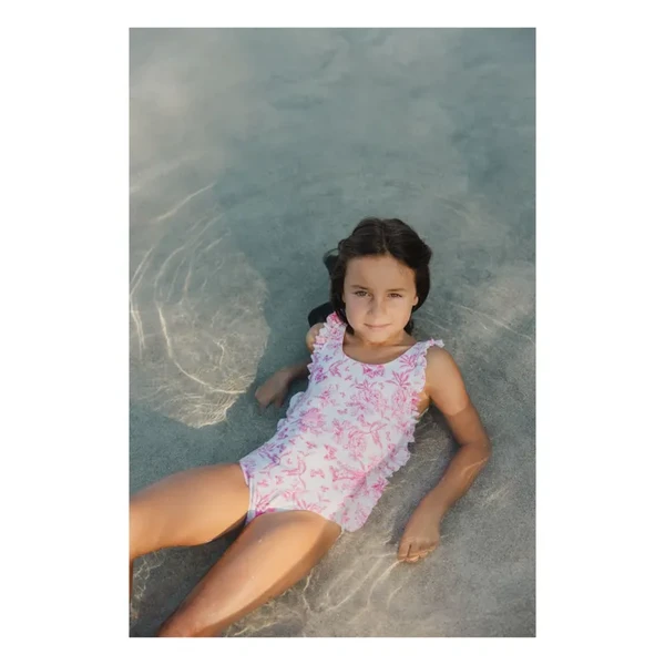 Maillot De Bain Embossé | Blanc