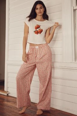 Pantalons Boxeur Jacquard Par Anthropologie