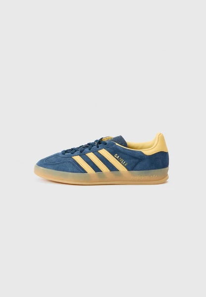 adidas Originals GAZELLE INDOOR - Baskets basses - night indigo/orange tint/gum/bleu marine - ZALANDO.FR