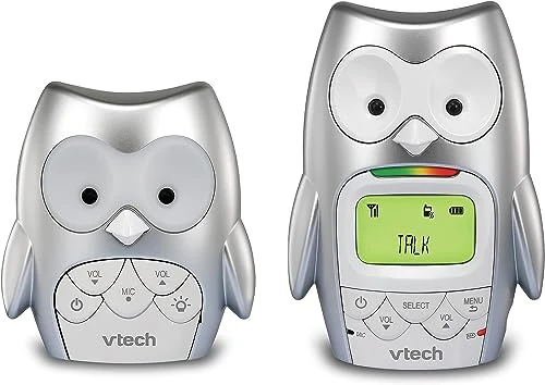 VTech - Babyphone Hibou Family - Fonction veilleuse, Communication Parent/bébé - BM2300 - Version FR, 1 Unité (Lot de 1)