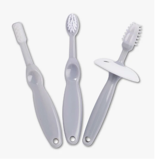 Set de 3 accessoires dentition - gris