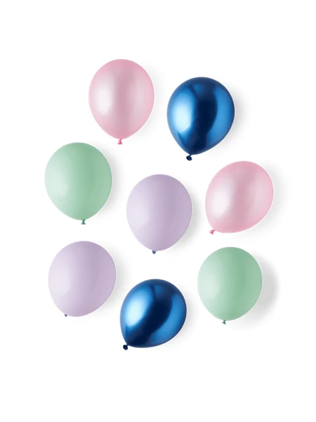 Ballons Ø 30 cm lot de 8 | Ø30 cm. Lot de 8. | Multi