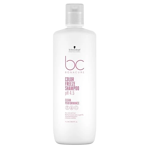 Shampooing Color Freeze 1000 ml PH 4.5 Color Freeze BC Bonacure Cheveux colorés Schwarzkopf Professional