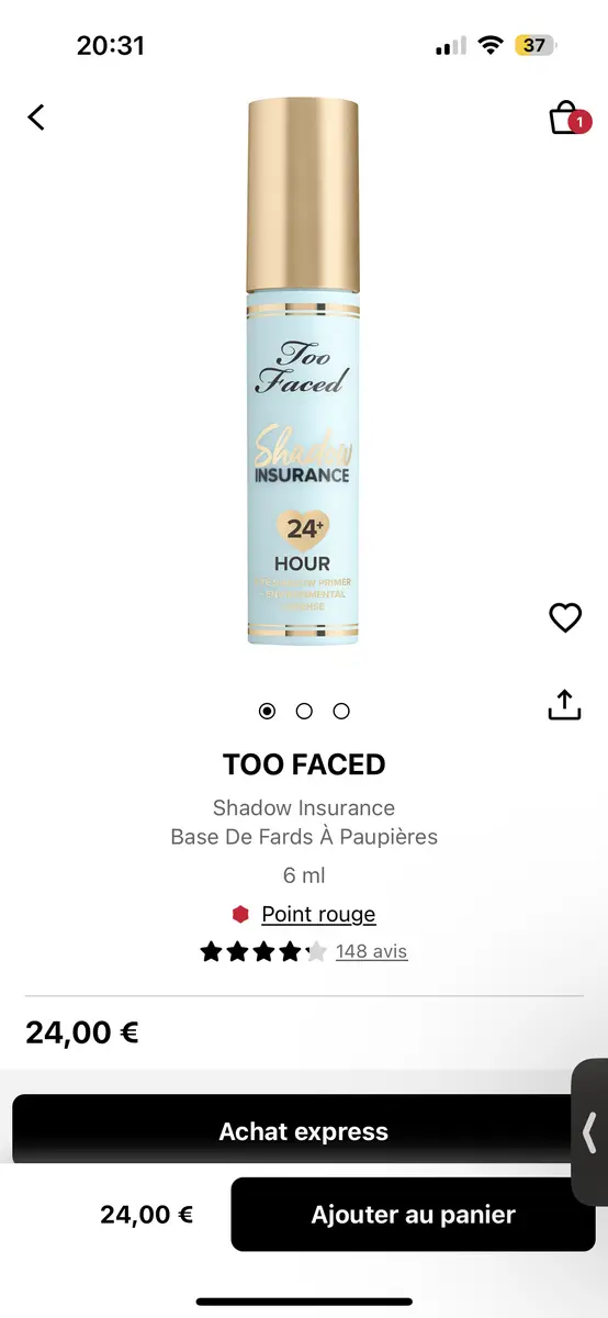 Shadow Insurance - Base De Fards À Paupières