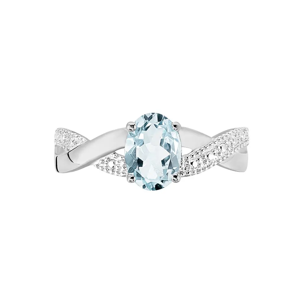 Bague Candice Or Rose Rubis