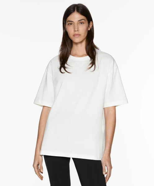 T-shirt à manches courtes en coton mélangé