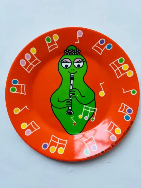 1 x Petit Jour Paris Baby Plate (8 inch) Melamine - Various Designs