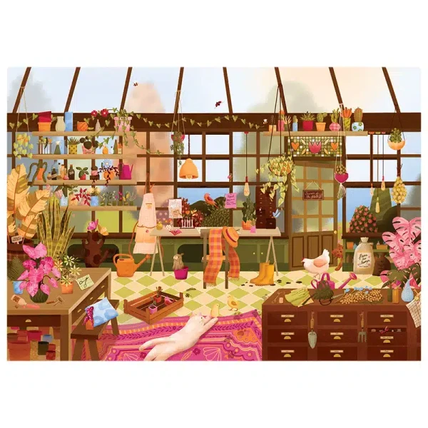 Puzzle Dans la Serre - Trevell - 1000 pièces