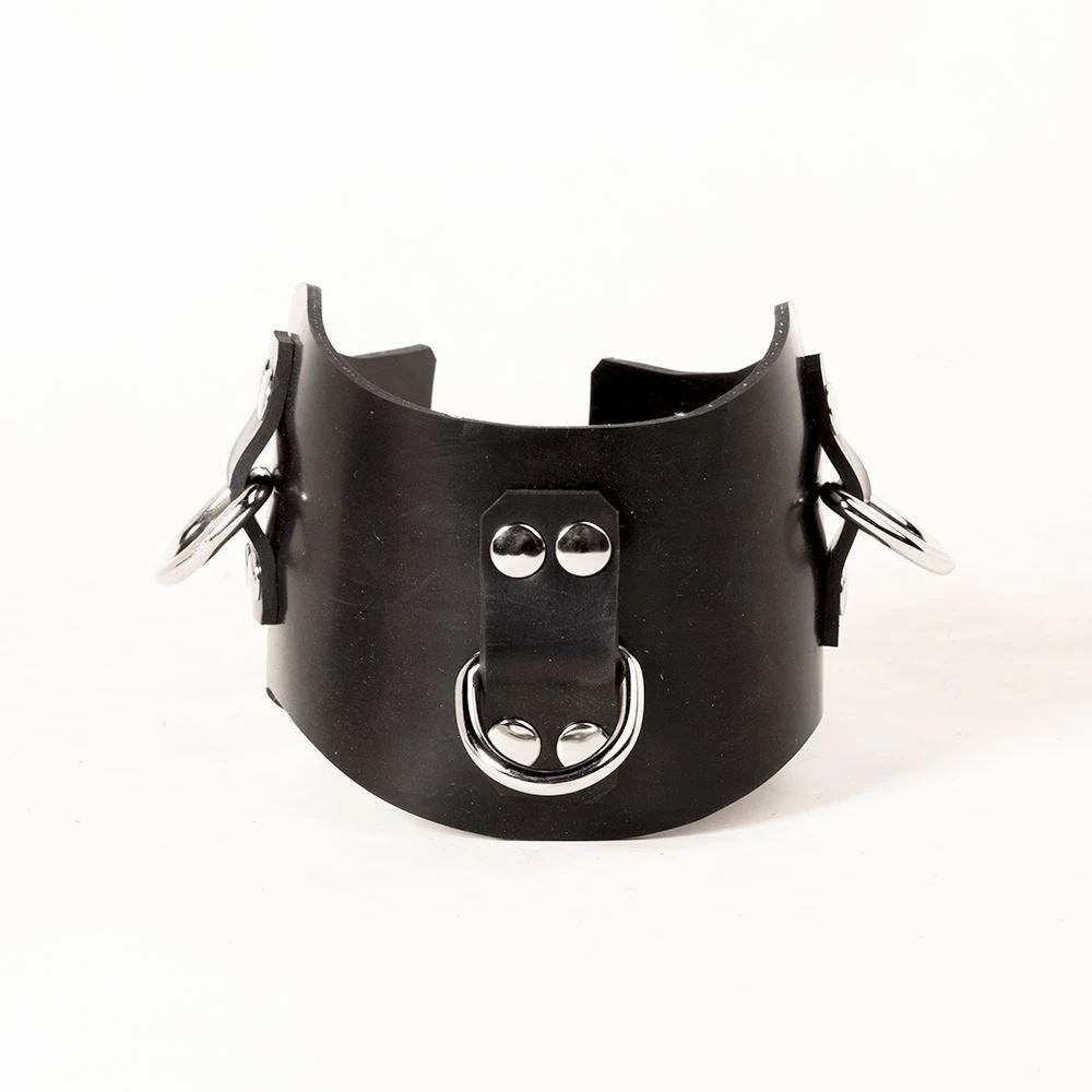3" Rubber Posture Collar + D-ring