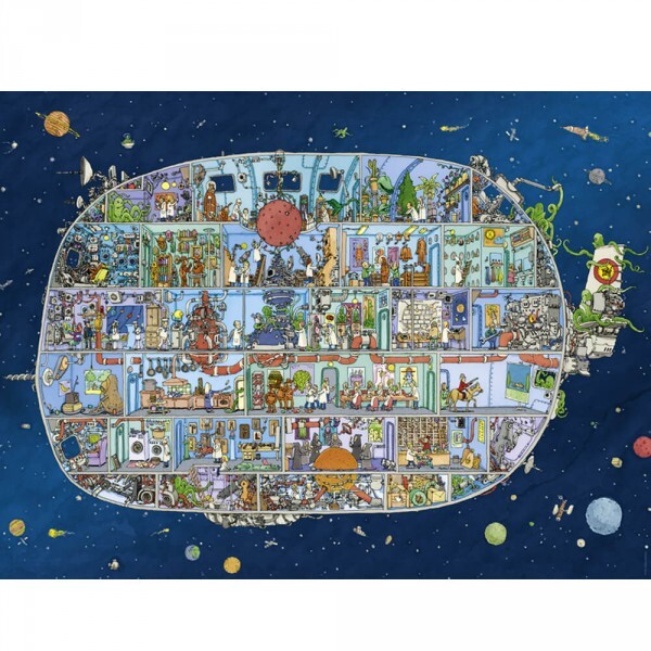 Puzzle 1500 pièces : Vaisseau spatial, Mattias Adolfsson