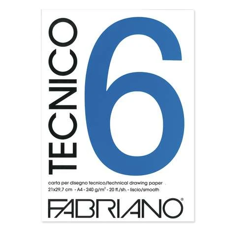 Bloc Technico 6 Bristol de Fabriano