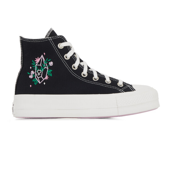 CONVERSE CHUCK TAYLOR ALL STAR LIFT HI CRYSTAL EN NOIR | Courir.com