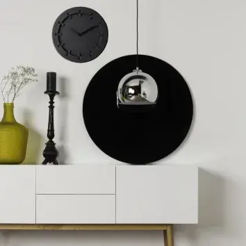 Suspension design chrome BIG GLOW | Maisons du Monde