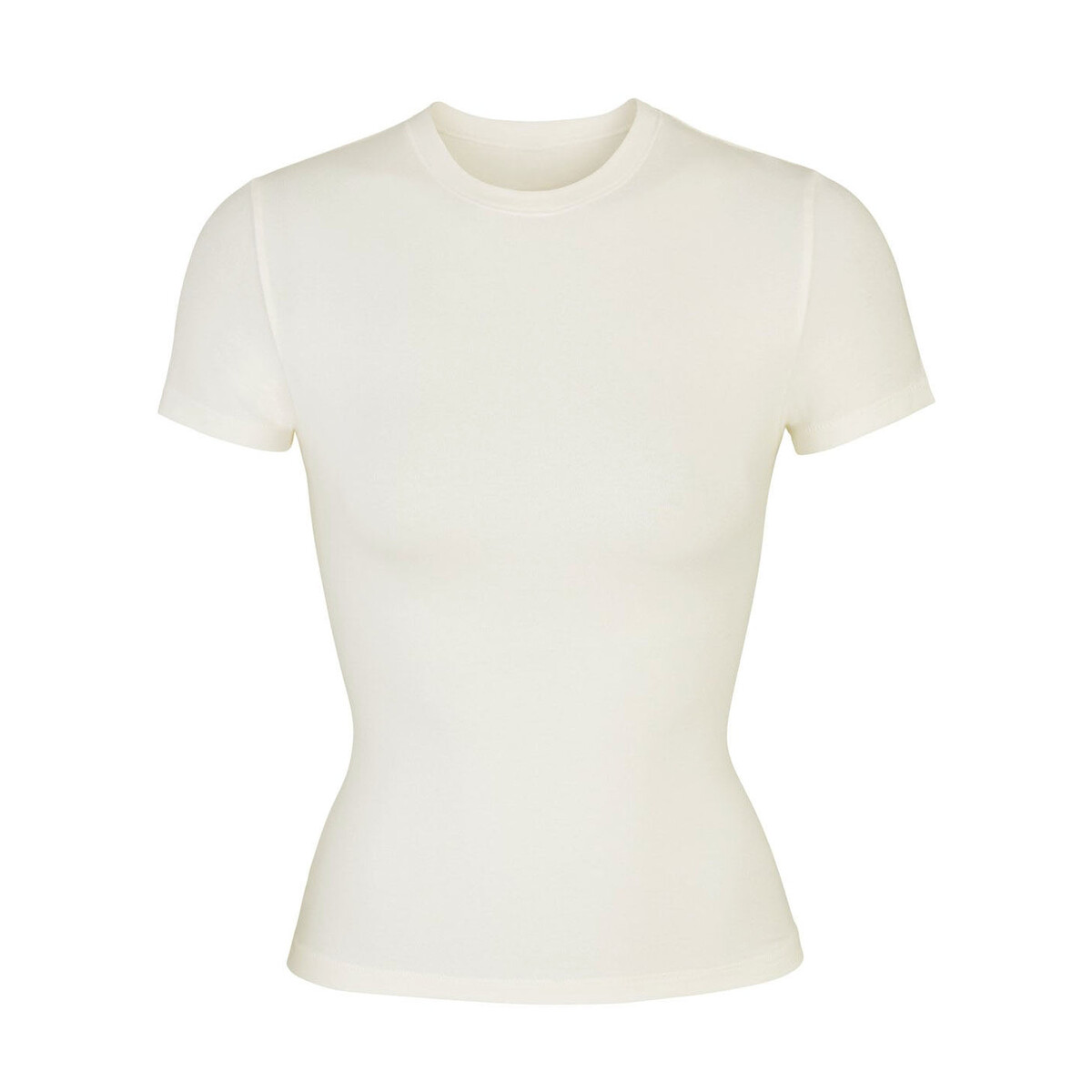 Cotton jersey tshirt - bone 