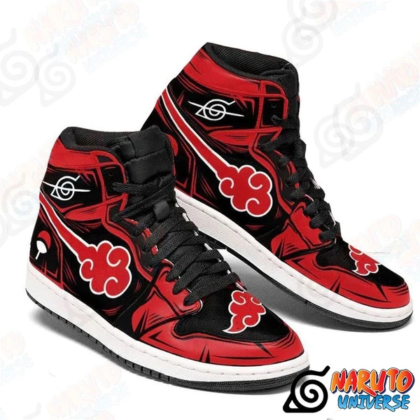 Akatsuki Itachi Shoes Custom Sneakers New 2022 - Best Naruto Universe Store