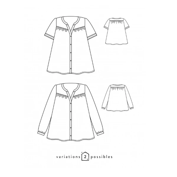 Patron Blouse Scämmit - Envol