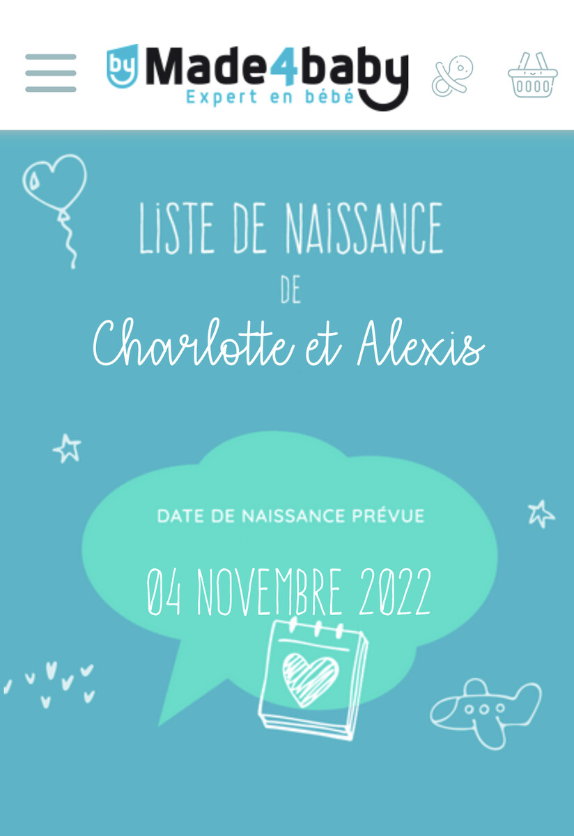 Liste de naissance Made4Baby