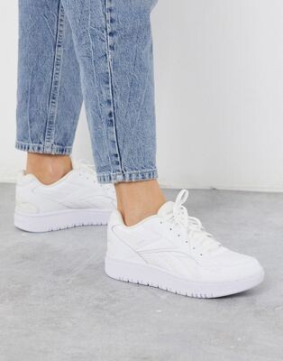Reebok - Court Double Mix - Baskets - Blanc | ASOS